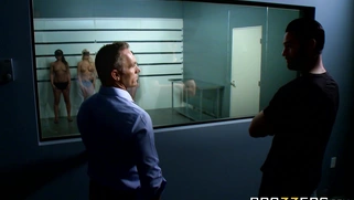 Two busty criminals Cassidy Banks and Kenzie Taylor are about to go to jail