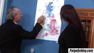 Paige Ashley sexy doll love dp anal sex with 2 big poles