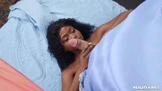 Melody Cummings is sucking Jmac's cock in POV