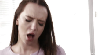 Izzy Lush rides the hard prick with her trimmed twat