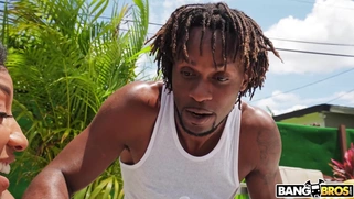 September Reign gets her amazing big tits worshipped by Jay Bangher