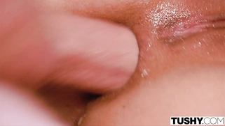 TUSHY Anal-loving petite Alexis seduces her bestie's BF