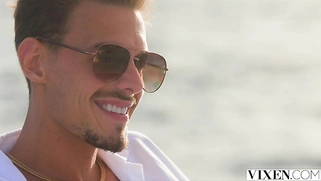 VIXEN BFFs Lika & Mary have passionate threesome on yacht