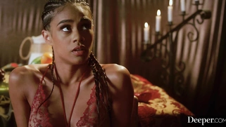 Deeper. Mona leads the ultimate 5-girl reverse gangbang