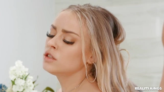 Anna Clouds gets her pussy fucked by Quinton James from behind