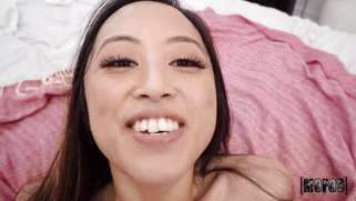 Alexia Anders gets fucked and creampied in POV