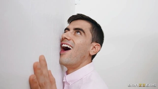 Czech Taylee Wood is sucking Jordi's cock