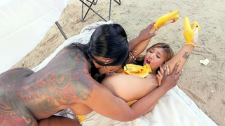 Clara Trinity in high heels gets her pussy eaten by Victoria Cakes