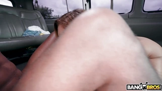 Vivianne DeSilva is sucking the huge black dick