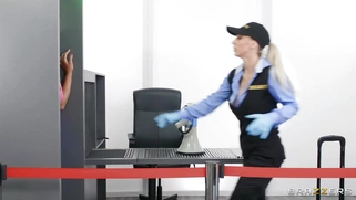 Cop Nathaly Cherie found the butt plug in Polly Pons' ass