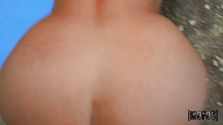 Amy Amor gets cumshot on her chest after doggystyle fucking