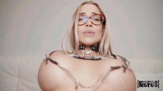 Busty Solar Kate anally rides the stiff dick