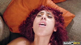 Kira Perez gets her shaved pussy slammed by Milan Ponjevic in spoon