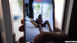 MySweetApple is dildoing her pussy