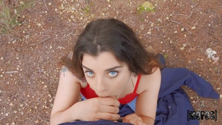 Amateur Chiki Bunny is sucking the cock in POV