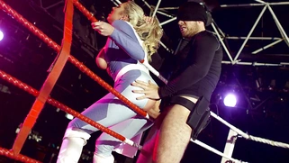 Lexi Lowe's big natural tits bouncing while she gets fucked