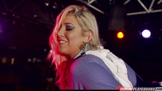 Lexi Lowe's big natural tits bouncing while she gets fucked