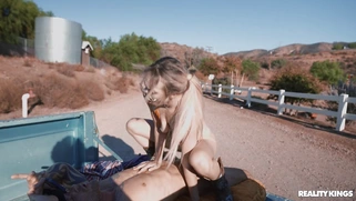 Lilly Bell shakes her ass on the big boner