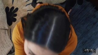 Kaitlyn Katsaros guzzles the cock in POV