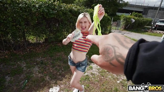 Minxx Marley gets jizz load in her mouth from huge black cock