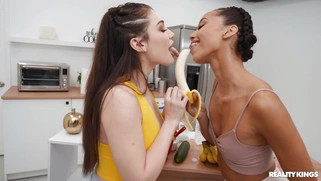 Alexis Tae and Lily Lou have fun