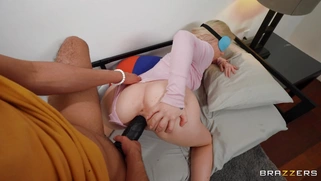 Kelsi Monroe and Dixie Lynn in foursome