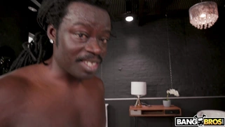 Alyssia Bounty gets assfucked and facialed by Freddy Gong