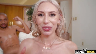 Kay Lovely gets fucked and facialed by Dwayne Foxxx