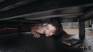 Lily Lou got stuck and Charles Dera fucked her doggystyle