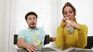 Cherie DeVille is sucking cock in toilet