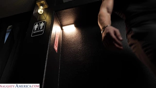 Nicole Aria gets her ass fingered by Sam Shock