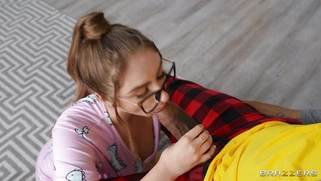 Lily Larimar and Penelope Kay are sucking big black dick