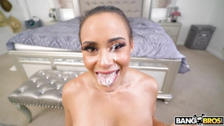 Carmela Clutch gets fucked and facialed by Brick Cummings