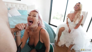 Adira Allure gets her face fucked in fornt of Phoenix Marie