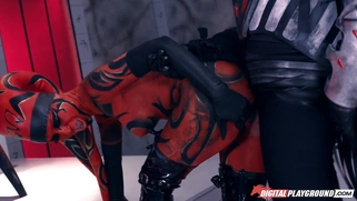 Big breasted tattoed slut Kleio Valentien fucked standing up