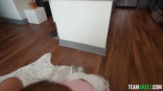 Reese Robbins deepthroats Ike Diezel's cock