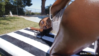 Elsie gets her pussy drilled from behind