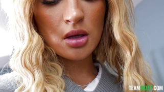 Mila Monet gets her pussy fingered and licked in classroom