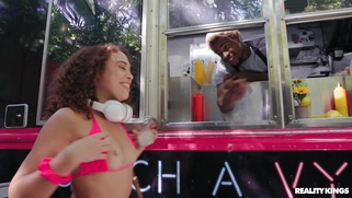 Willow Ryder is sucking huge black shaft