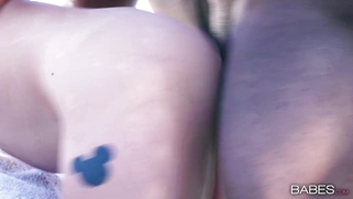 Carolina Sweets gets fucked by Nat Turnher standing