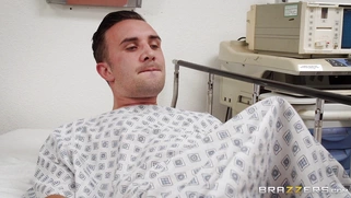 Big boobed nurse Layla London gets fucked by the patient