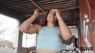 Redhead Rosie Cage is sucking cock in POV