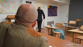 Chloe Surreal is sucking teacher Scott Nails' cock