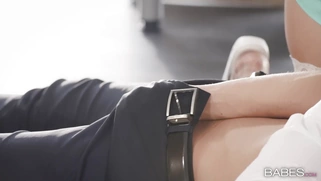 Mea Melone is sucking cock in 69 position