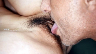 Lulu Chu gets her hairy pussy licked by Dorian Del Isla