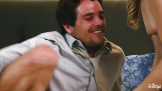 Blonde Alexa Grace gets her face fucked by Tyler Nixon