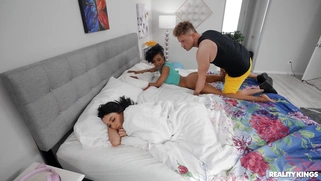 Demi Sutra gets fucked next to his [censored] GF