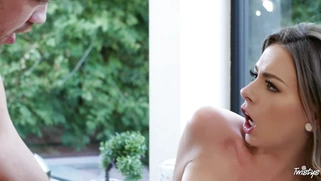 Alex Blake gets her trimmed pussy fucked in missionary