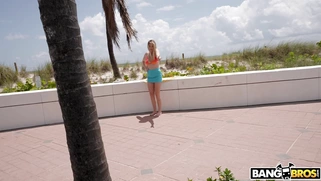 Matti Mars is getting picked up outdoors