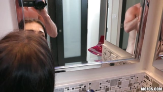 Guy grabbed Cyrstal Rae by the mane like a horse and fucked